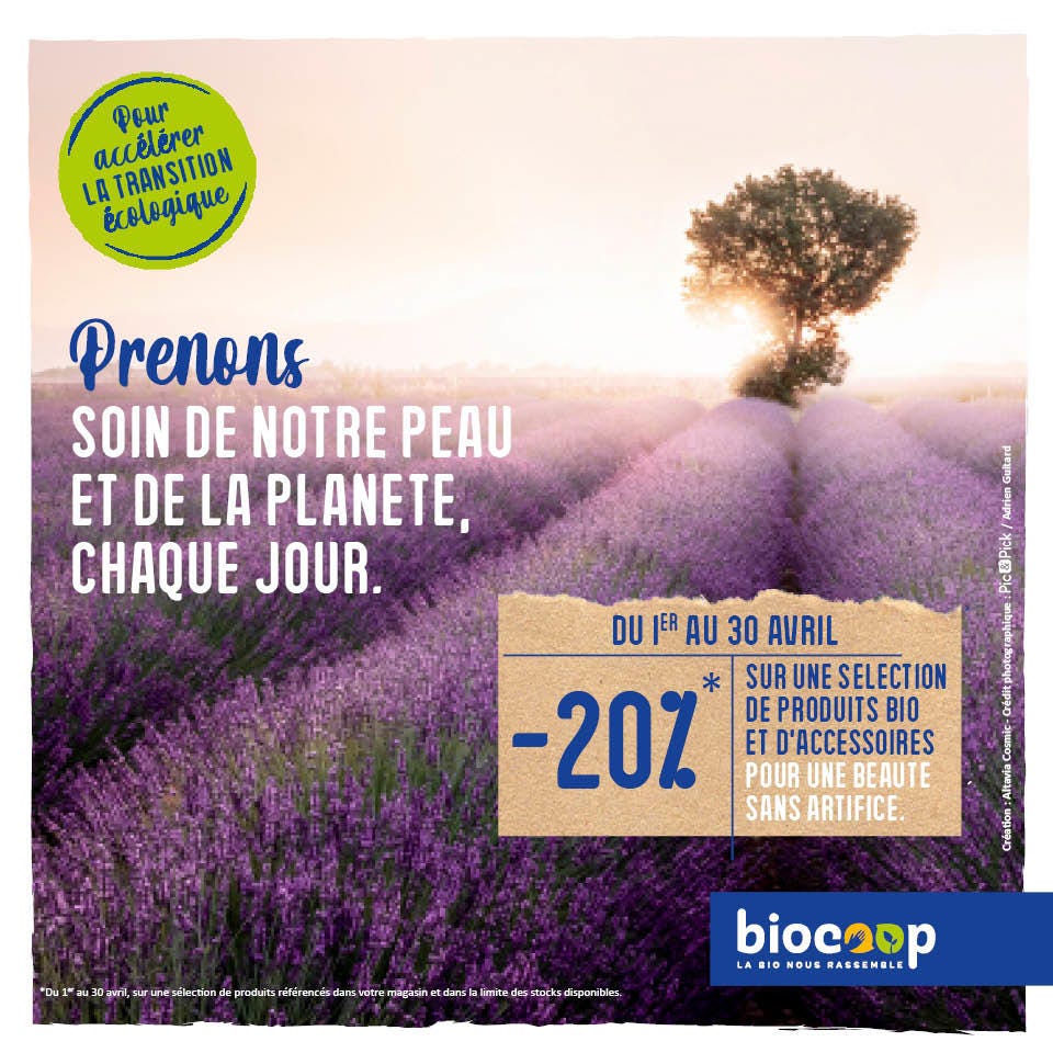 En Avril, place à la cosm'éthique bio ! 